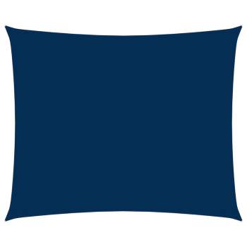  Sonnensegel Oxford-Gewebe Rechteckig 5x6 m Blau
