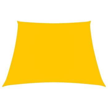  Sonnensegel Oxford-Gewebe Trapezförmig 3/5x4 m Gelb