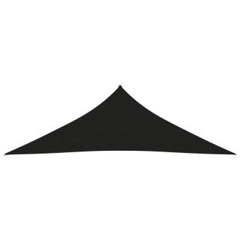  Sonnensegel Oxford-Gewebe Dreieckig 5x5x6 m Schwarz