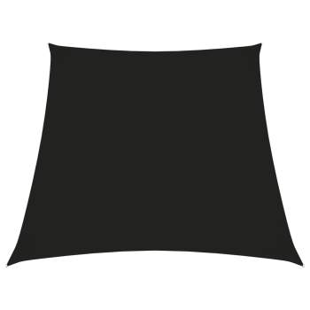  Sonnensegel Oxford-Gewebe Trapezform 3/4x3 m Schwarz