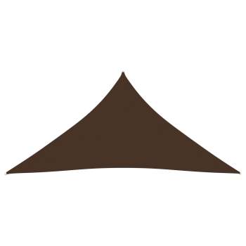 Sonnensegel Oxford-Gewebe Dreieckig 4,5x4,5x4,5 m Braun