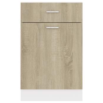  Schubunterschrank Lyon Sonoma-Eiche 50x46x81,5 cm Holzwerkstoff