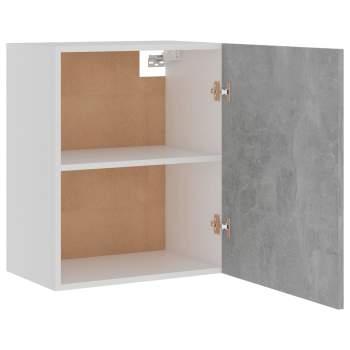  Hängeschrank Betongrau 50x31x60 cm Holzwerkstoff