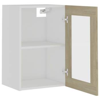  Hängeglasschrank Lyon Sonoma-Eiche 40x31x60 cm Holzwerkstoff