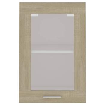  Hängeglasschrank Lyon Sonoma-Eiche 40x31x60 cm Holzwerkstoff