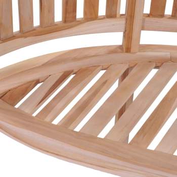  Bananenbank 200 cm Massivholz Teak