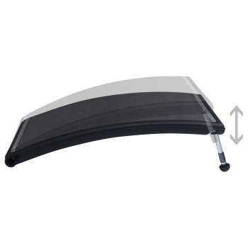  Gebogenes Solar-Heizpaneel für Pool 110x65 cm