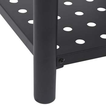 Feuerschale mit Schürhaken 54x54x55 cm Stahl 