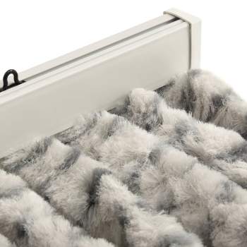  Insektenschutz-Vorhang Hell- und Dunkelgrau 56x185 cm Chenille