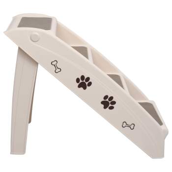  Hundetreppe Klappbar Creme 62x40x49,5 cm 