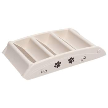  Hundetreppe Klappbar Creme 62x40x49,5 cm 