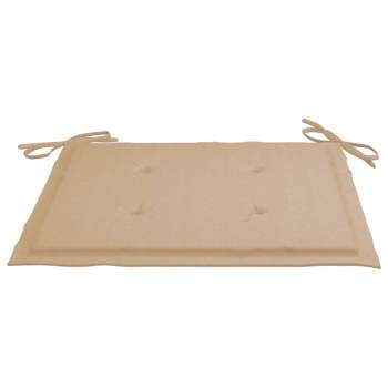  Gartenstuhl-Kissen 6 Stk. Beige 40x40x3 cm Oxford-Gewebe