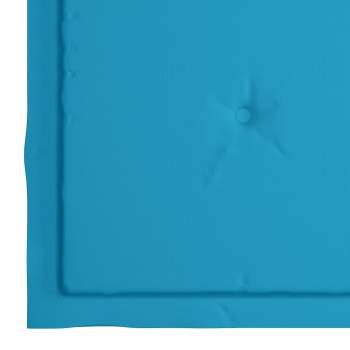  Gartenstuhl-Kissen 2 Stk. Blau 40x40x3 cm Oxford-Gewebe