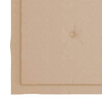  Gartenstuhl-Kissen 6 Stk. Beige 50x50x3 cm Oxford-Gewebe