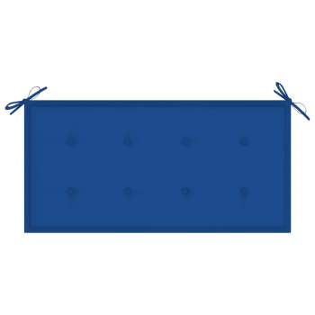  Gartenbank-Auflage Königsblau 100x50x3 cm Oxford-Gewebe