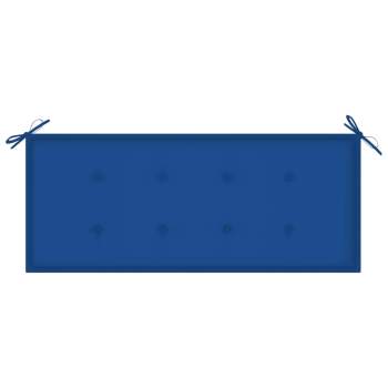  Gartenbank-Auflage Königsblau 120x50x3 cm Oxford-Gewebe