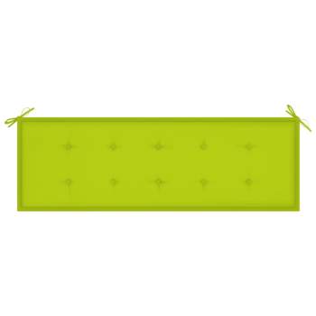  Gartenbank-Auflage Hellgrün 150x50x3 cm Oxford-Gewebe
