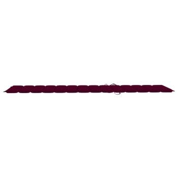  Sonnenliegen-Auflage Weinrot 200x60x3 cm Oxford-Gewebe