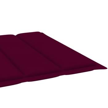  Sonnenliegen-Auflage Weinrot 200x60x3 cm Oxford-Gewebe