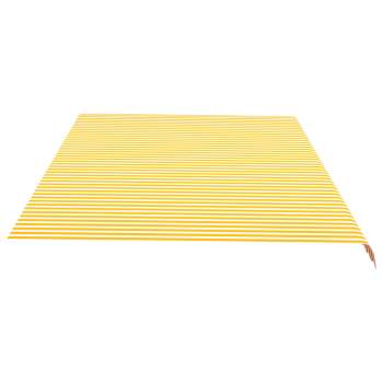 Markisenbespannung Gelb und Weiß 6x3,5 m