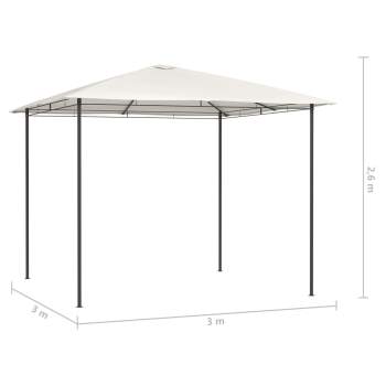  Pavillon 3x3x2,6 m Creme 160 g/m²  