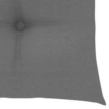  Stuhlkissen 2 Stk. Grau 50x50x7 cm Oxford-Gewebe