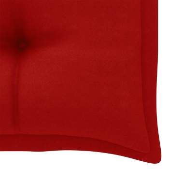  Gartenbank-Auflage Rot 100x50x7 cm Oxford-Gewebe