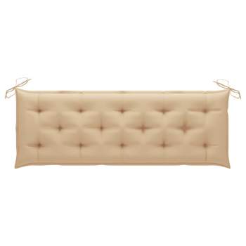  Gartenbank-Auflage Beige 150x50x7 cm Oxford-Gewebe