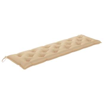  Gartenbank-Auflage Beige 180x50x7 cm Oxford-Gewebe