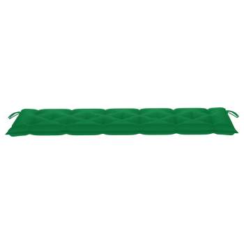  Gartenbank-Auflage Grün 180x50x7 cm Oxford-Gewebe