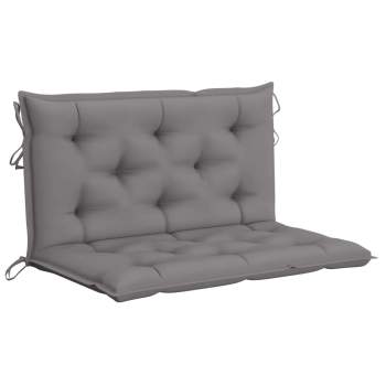  Gartenbank-Auflage Grau 100x(50+50)x7 cm Oxford-Gewebe