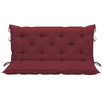 Preview:  Gartenbank-Auflage Weinrot 120x(50+50)x7 cm Oxford-Gewebe