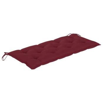 Preview:  Gartenbank-Auflage Weinrot 120x(50+50)x7 cm Oxford-Gewebe