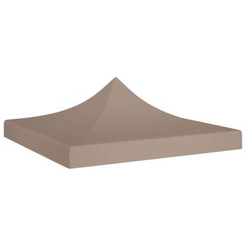  Partyzelt-Dach 3x3 m Taupe 270 g/m²