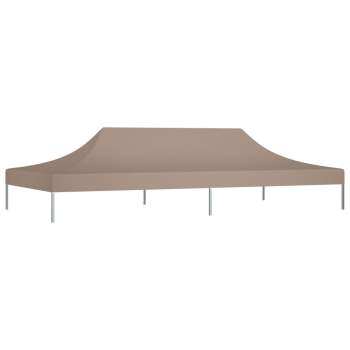  Partyzelt-Dach 6x3 m Taupe 270 g/m²