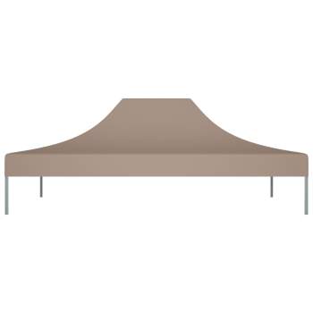  Partyzelt-Dach 4x3 m Taupe 270 g/m²