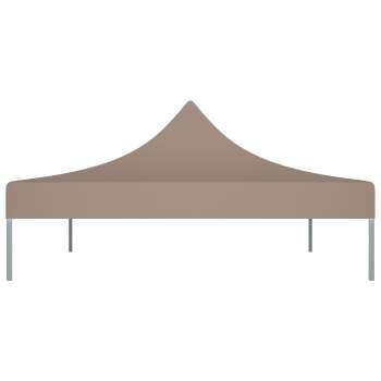  Partyzelt-Dach 4x3 m Taupe 270 g/m²