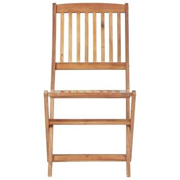  4-tlg. Bistro-Set Massivholz Akazie