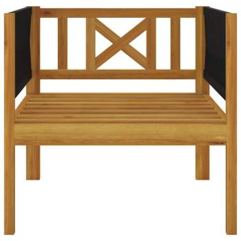  6-tlg. Garten-Lounge-Set mit Kissen Cremeweiß Massivholz Akazie