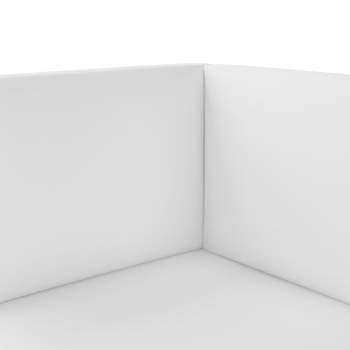  6-tlg. Garten-Lounge-Set mit Kissen Cremeweiß Massivholz Akazie