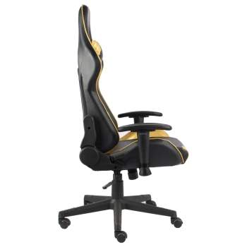  Gaming-Stuhl Drehbar Golden PVC