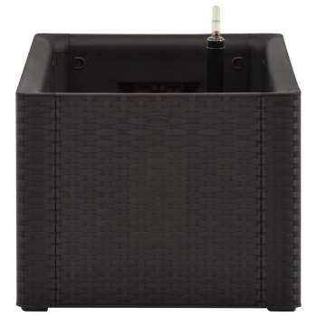  Garten-Hochbeet Selbstbewässerungssystem Anthrazit 100x43x33 cm