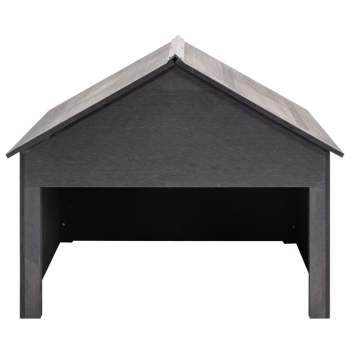 Preview:  Rasenmäher Garage Grau 80x80x70 cm WPC 