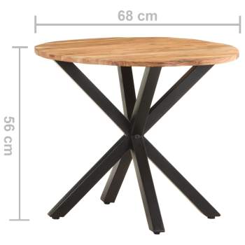  Beistelltisch 68x68x56 cm Akazie Massivholz