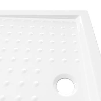  Duschwanne Anti-Rutsch Weiß 90x70x4 cm ABS