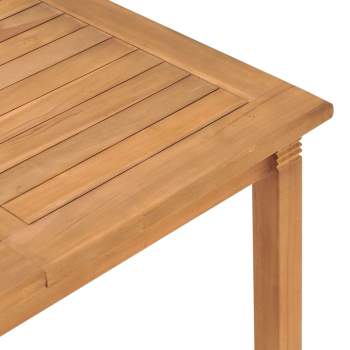 Garten-Esstisch 150x90x75 cm Teak Massivholz