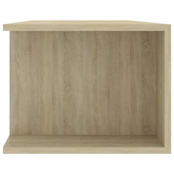 TV-Schrank mit LED-Leuchten Sonoma-Eiche 135x39x30 cm 