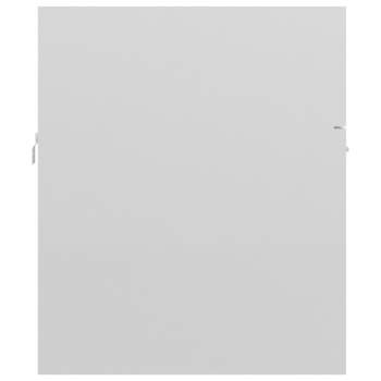  Waschbeckenunterschrank Hochglanz-Weiß 80x38,5x46cm