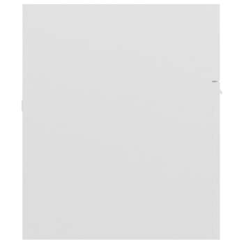  Waschbeckenunterschrank Hochglanz-Weiß 100x38,5x46 cm