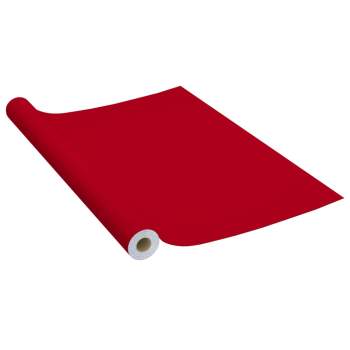  Möbelfolien Selbstklebend 2 Stk. Rot 500x90 cm PVC